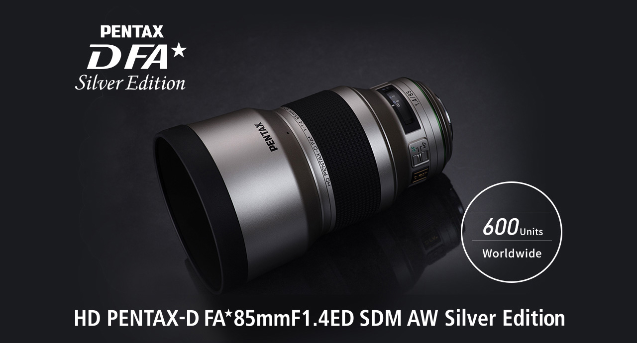 HD PENTAX-D FA★85mmF1.4ED SDM AW Silver Edition