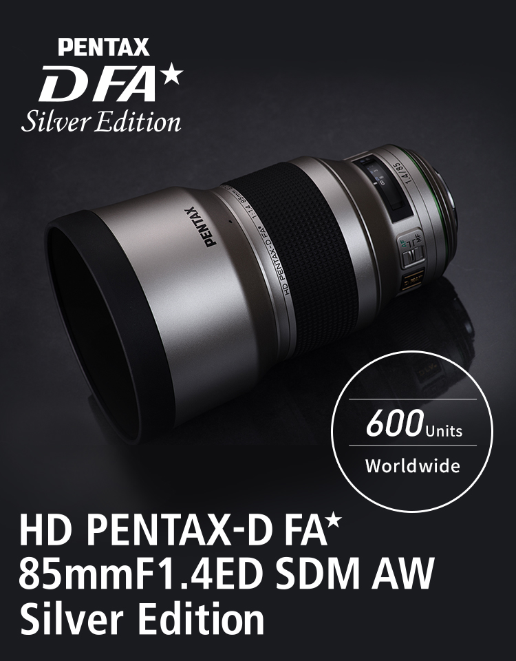 HD PENTAX-D FA★85mmF1.4ED SDM AW Silver Edition