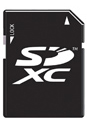 SDXC memory card compatibility