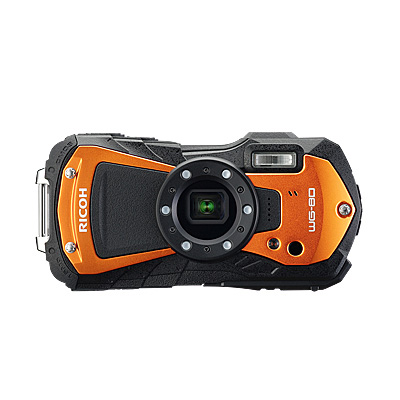 Ricoh WG-80 Black Waterproof Digital Camera Shockproof freezeproof crushproof 