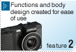 Feature2: Functions and body design created for ease of use