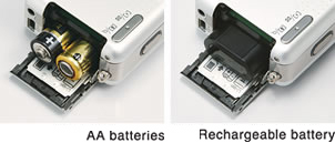 AA batteries / rechargeable battery
