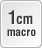 1cm macro