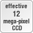 effective 12 mega-pixel CCD