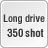 Long drive 350 shot