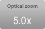 Optical zoom 5.0x