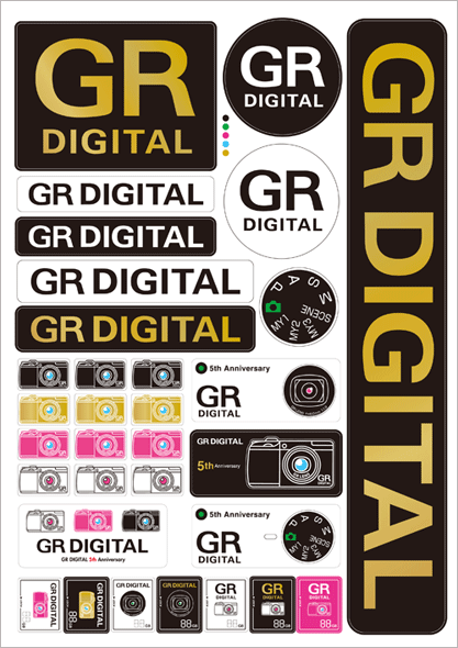 Original stickers [GR DIGITAL]