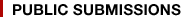 PUBLIC SUBMISSIONS