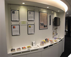 A display of the books created