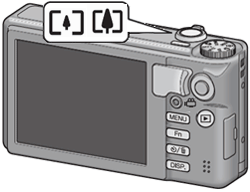 Adjust the zoom position with the zoom lever as required.