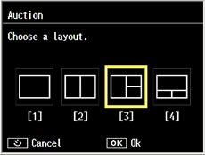 Layout selection