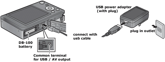 charge from a USB port