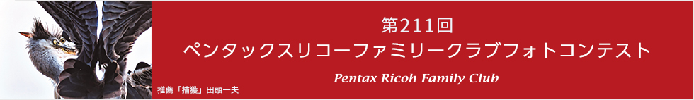 第211回　ペンタックスリコーファミリークラブフォトコンテスト 受賞作品
