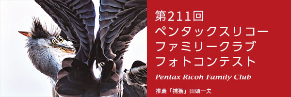 第211回　ペンタッ クスリコーファミリークラブフォトコンテスト 受賞作品