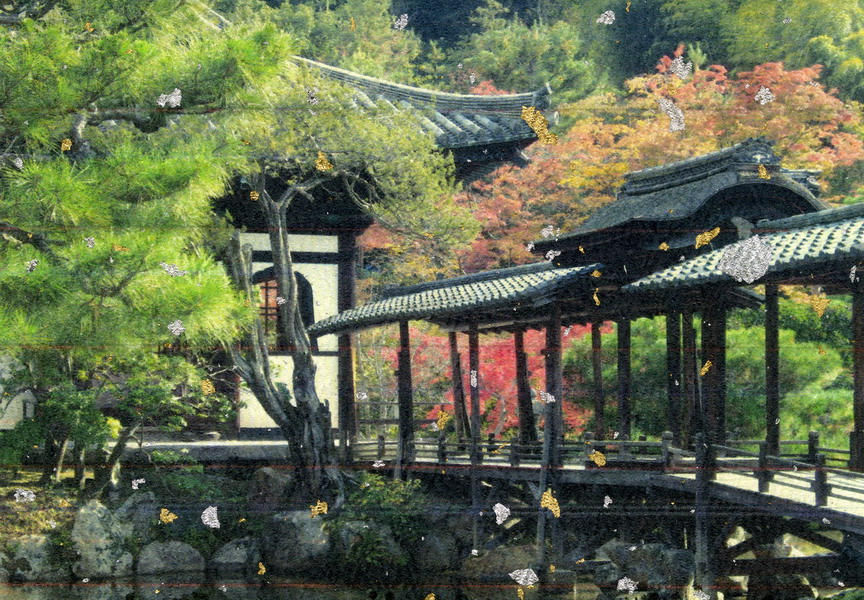 「和紙写真砂子　―黄金舞う京の風景―」（わししゃしんすなご　―こがねまうきょうのふうけい―）