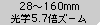 28～160mm光学5.7倍ズーム