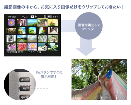 画像クリップ機能