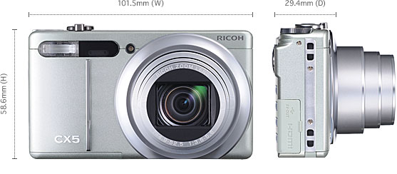 CX5 / RICOHブランド デジタルカメラ生産終了製品 | RICOH IMAGING