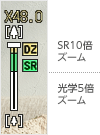 SR10倍ズーム 光学5倍ズーム