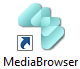 MediaBrowser を起動します