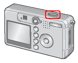 シャッターボタンを押します