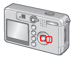 [OK] ボタン、または [＞] ボタンを押します