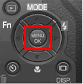 [ MENU/OK ] ボタンを押します