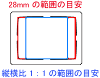 ファインダー内の表示は下図のようになります