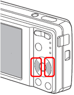 [＜] または [＞] ボタンを押して、情報を表示したい画像を表示します