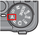 A ： 絞り優先モード