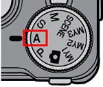 A：絞り優先モード