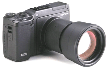 GXR + RICOH LENS S10 24-72mm F2.5-4.4 VC + HA-3 + テレコンバージョンレンズ TC-1