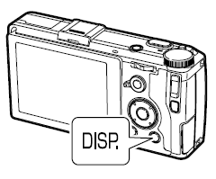 DISP. ボタンを押す回数ごとに表示する内容を指定することができます