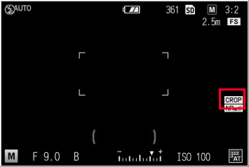 画面にマークが表示されます