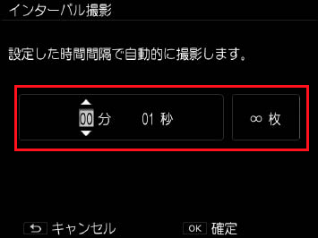 項目を設定します