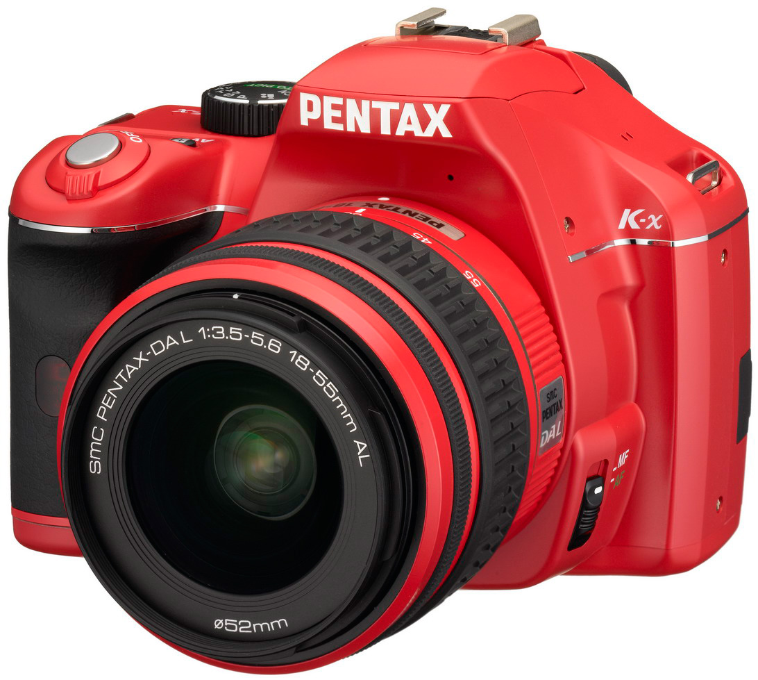 PENTAX k-x ダブルレンズ　グリーン／ブラック　レンズフィルター付4枚