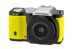 PENTAX　K-01：ブラック×イエロー