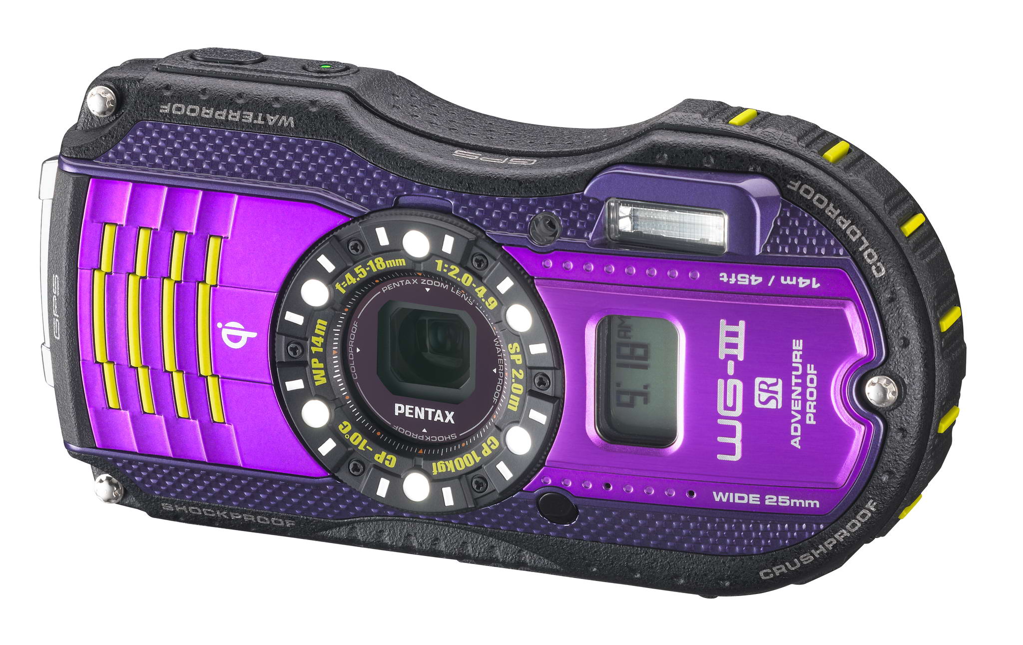 水深14mで水中撮影が可能なコンパクトデジタルカメラ「PENTAX WG-3