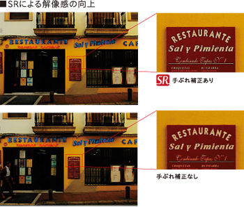 蔵手ぶれ補正機構SR