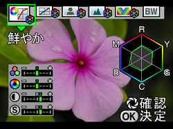 画像仕上げの調整機能