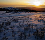 アラスカ湾に沈む夕日