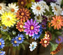 窓辺の造花