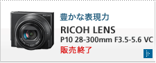 豊かな表現力 RICOH LENS P10 28-300mm F3.5-5.6 VC