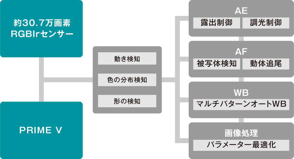 ペンタックス リアルタイムシーン解析システム イメージ