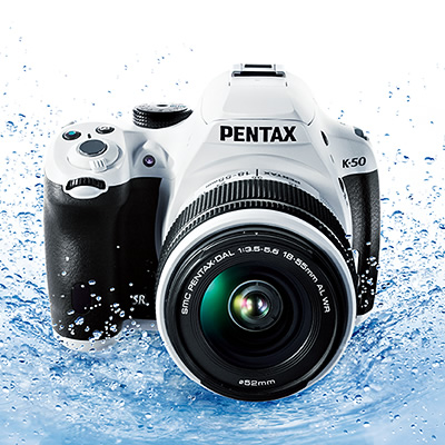 PENTAX/ペンタックス K-50 ダブルレンズキット レッド 一眼レフカメラデジタル一眼