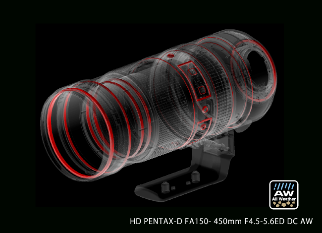 HD PENTAX-D FA 150-450mmF4.5-5.6ED DC AW / PENTAX STORY / レンズ