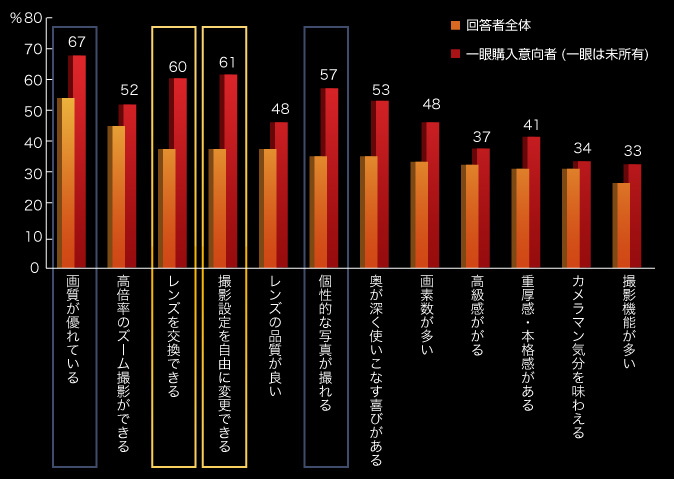 一眼の魅力