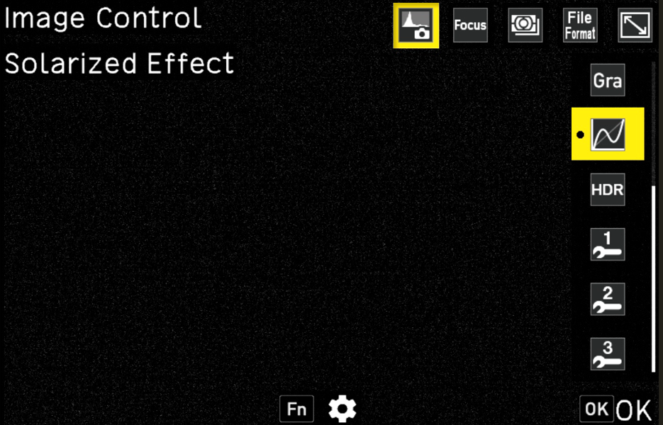 Solarized Image Control selection screen