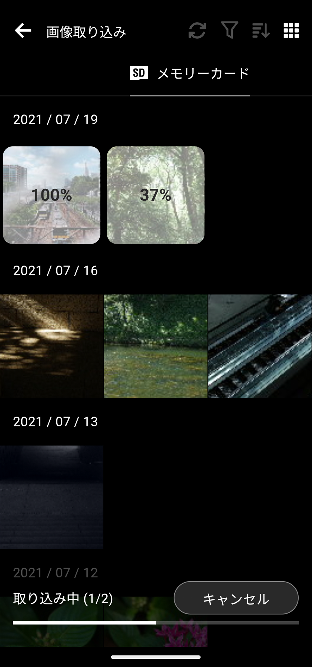 カメラ内画像 (画像取り込み中)